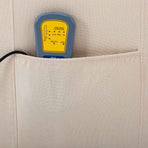 Electric Massage Chair Cream Fabric