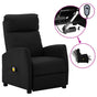 Electric Massage Chair Black Faux Leather
