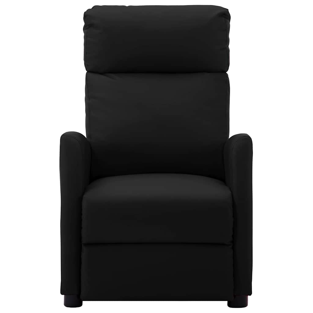 Electric Massage Chair Black Faux Leather