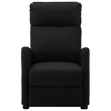 Electric Massage Chair Black Faux Leather - Side View