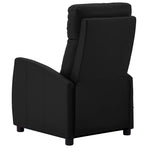 Electric Massage Chair Black Faux Leather