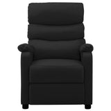 Electric Reclining Chair Black Faux Leather