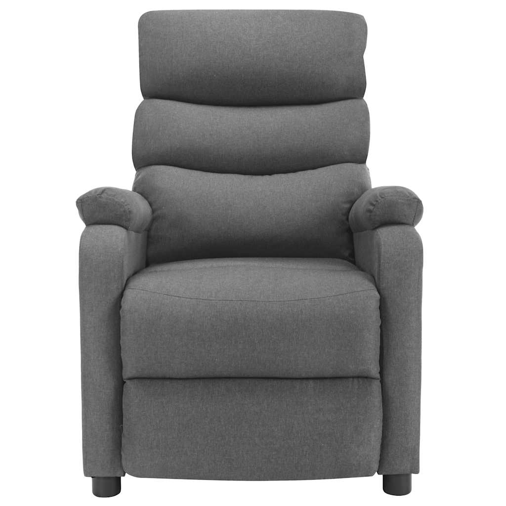 Electric Massage Chair Light Grey Fabric