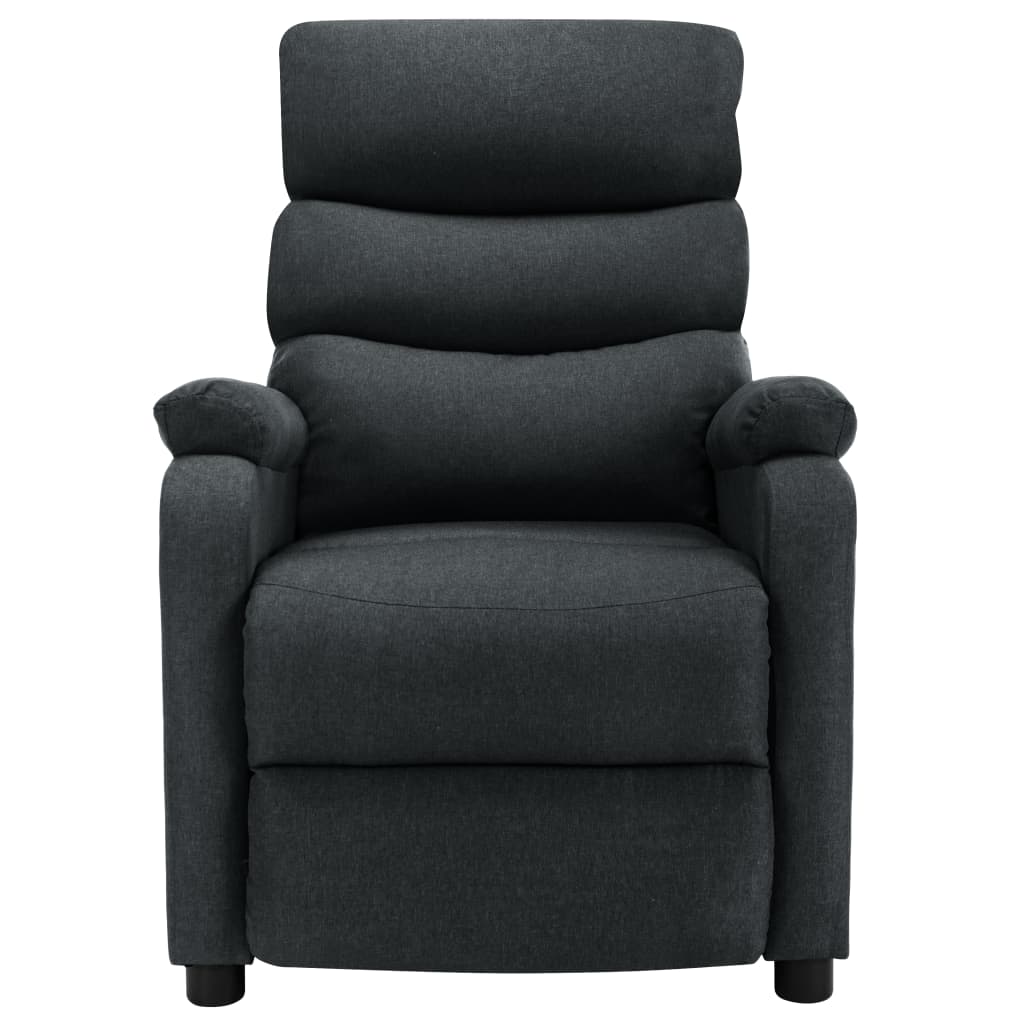 Electric Massage Chair Dark Grey Fabric