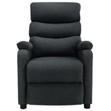 Electric Massage Chair Dark Grey Fabric - Side View