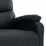 Electric Massage Chair Dark Grey Fabric