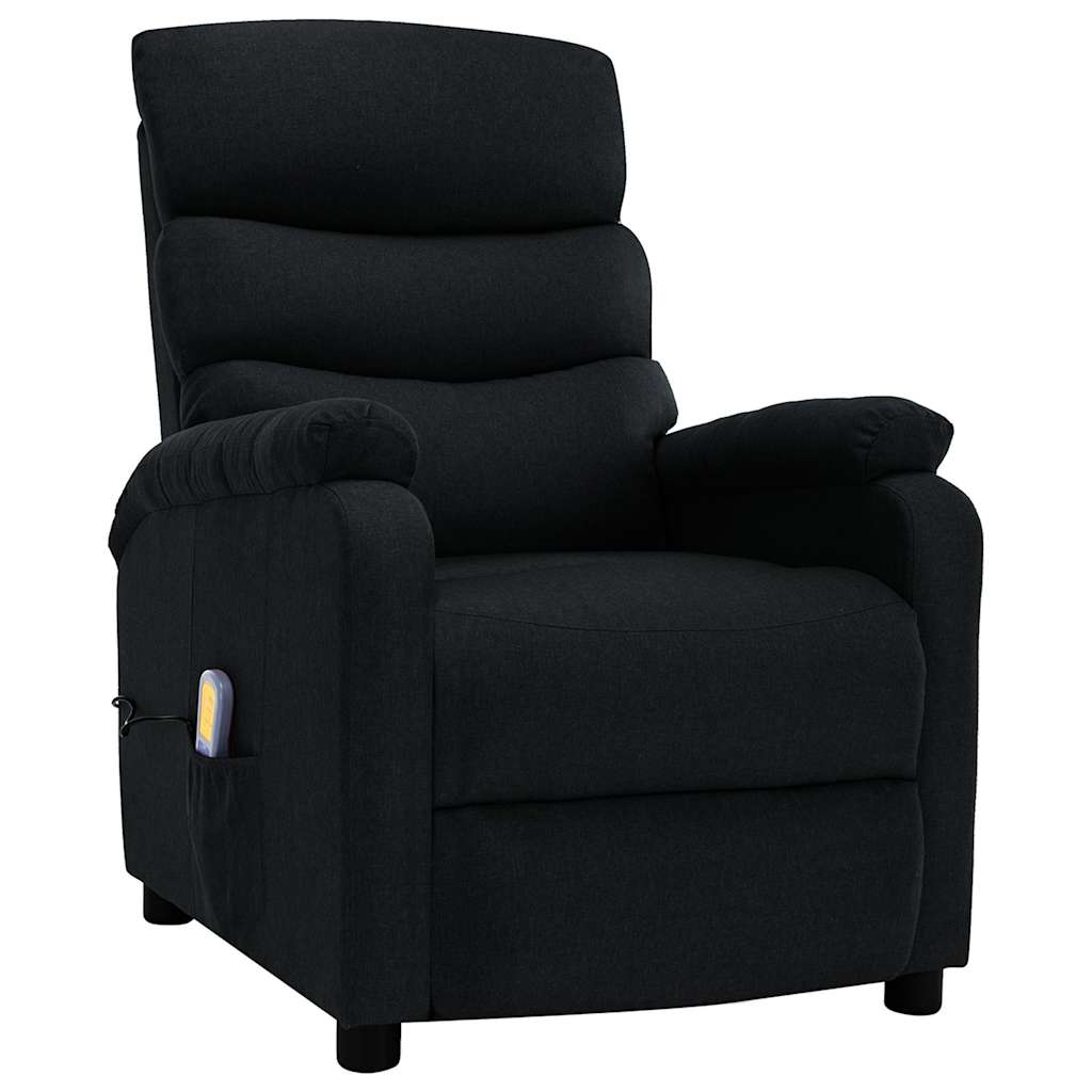 Electric Massage Chair Black Fabric