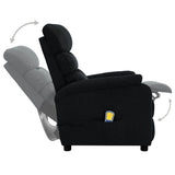 Electric Massage Chair Black Fabric