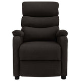 Electric Massage Chair Dark Brown Fabric