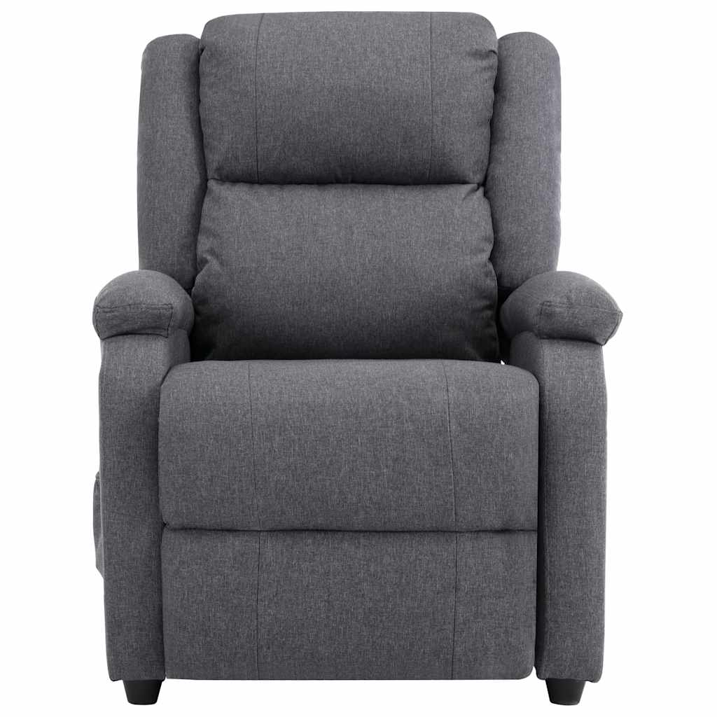 Electric Massage Chair Dark Grey Fabric