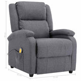 Electric Massage Chair Dark Grey Fabric - Extra Image