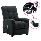 Electric Massage Chair Dark Grey Fabric