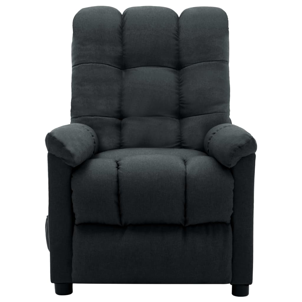 Electric Massage Chair Dark Grey Fabric