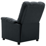 Electric Massage Chair Dark Grey Fabric