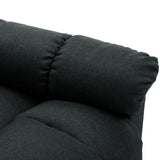 Electric Massage Chair Dark Grey Fabric