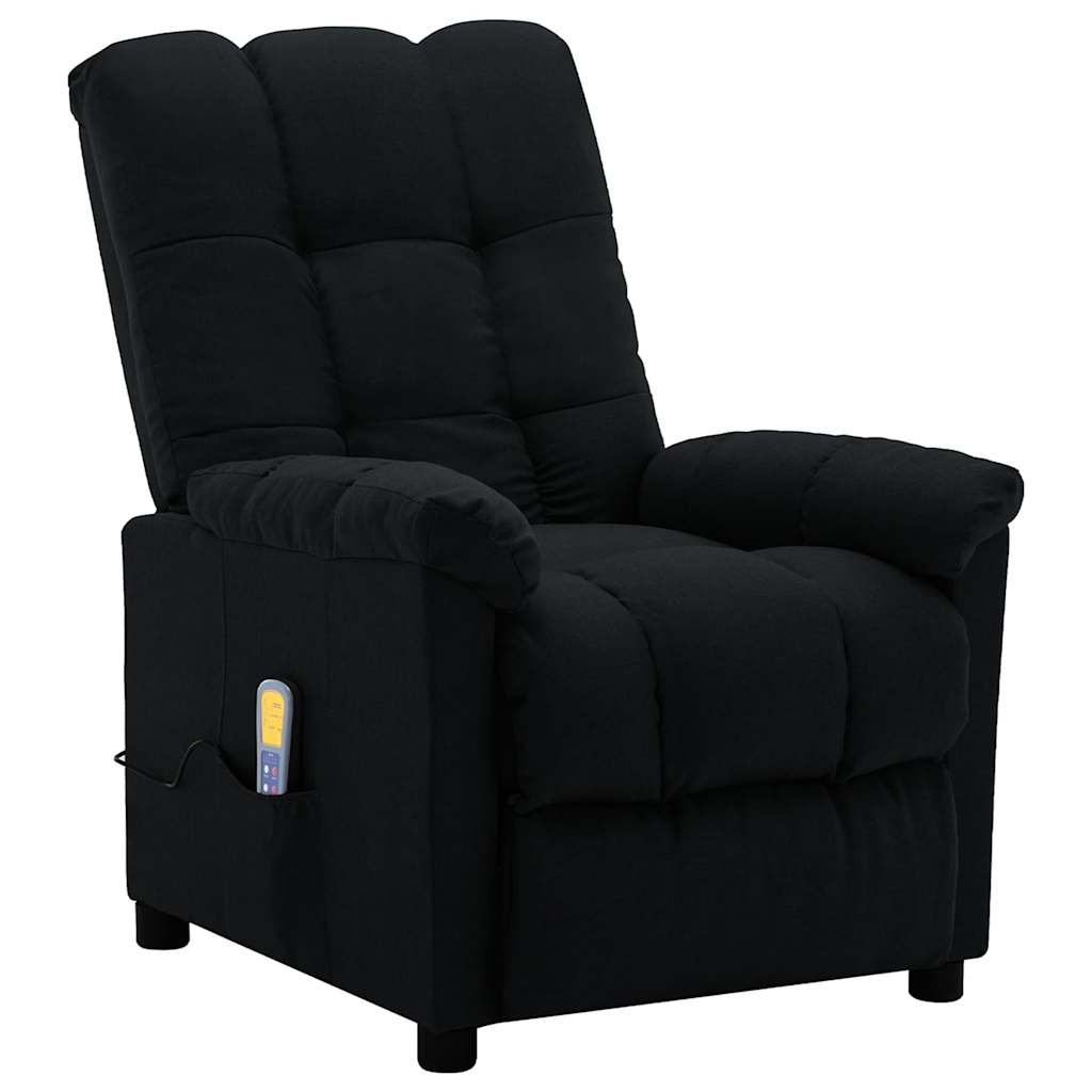 Electric Massage Chair Black Fabric