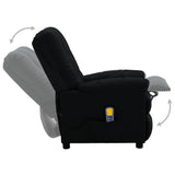 Electric Massage Chair Black Fabric