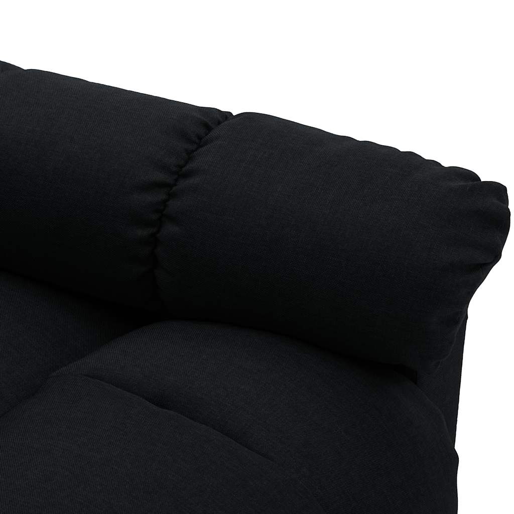 Electric Massage Chair Black Fabric