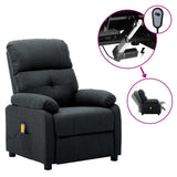 Electric Massage Chair Dark Grey Fabric