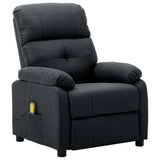 Electric Massage Chair Dark Grey Fabric