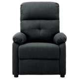 Electric Massage Chair Dark Grey Fabric - Side View