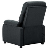 Electric Massage Chair Dark Grey Fabric
