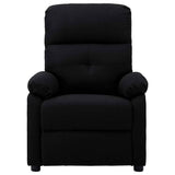 Electric Massage Chair Black Fabric - Front View