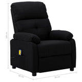 Electric Massage Chair Black Fabric - Extra Image