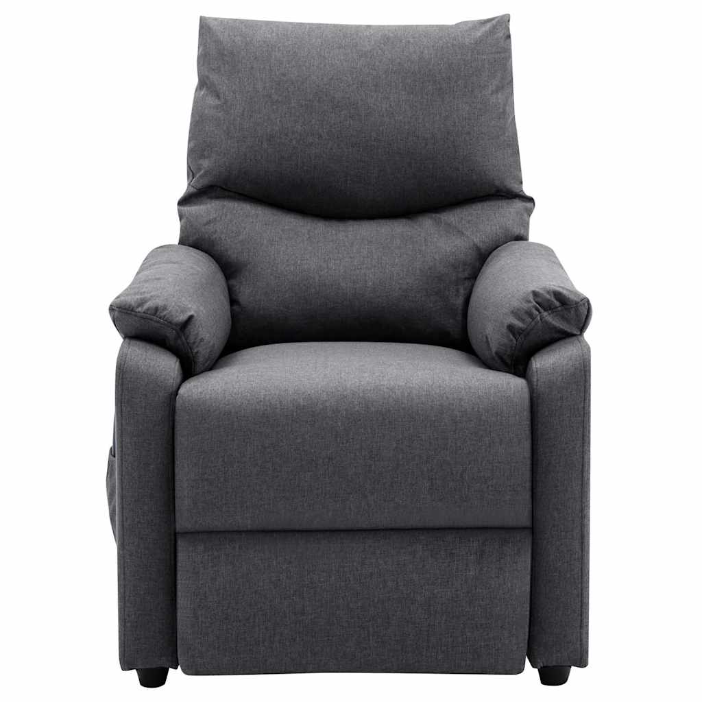 Electric Massage Chair Dark Grey Fabric