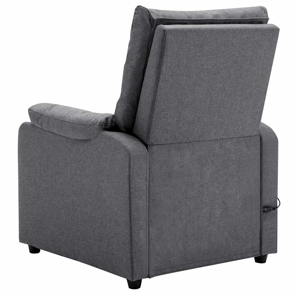 Electric Massage Chair Dark Grey Fabric