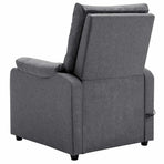 Electric Massage Chair Dark Grey Fabric