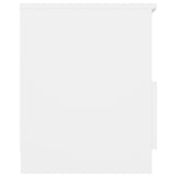 Bed Cabinet White 40x40x50 cm Engineered Wood