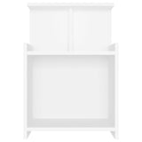Bed Cabinets 2 pcs White 40x35x60 cm Engineered Wood