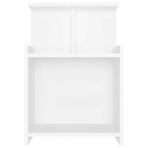Bed Cabinets 2 pcs White 40x35x60 cm Engineered Wood