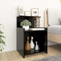 Bed Cabinet Black 40x35x60 cm Engineered Wood