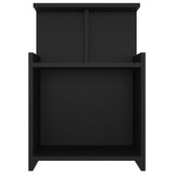 Bed Cabinets 2 pcs Black 40x35x60 cm Engineered Wood - Top-Down View