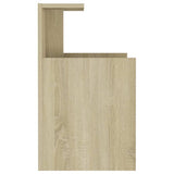 Bed Cabinet Sonoma Oak 40x35x60 cm Engineered Wood - Top-Down View