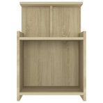 Bed Cabinets 2 pcs Sonoma Oak 40x35x60 cm Engineered Wood