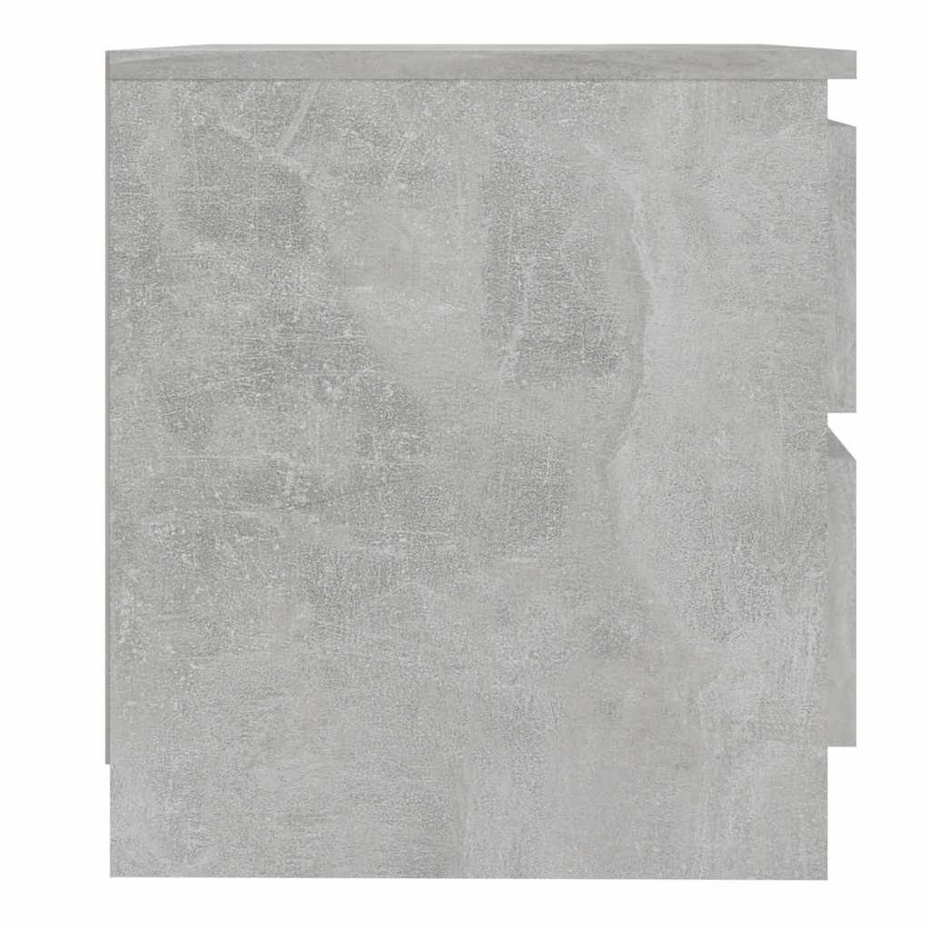 Bed Cabinets 2 pcs Concrete Grey 50x39x43.5 cm Engineered Wood
