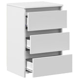 Bed Cabinets 2 pcs White 40x35x62.5 cm Engineered Wood