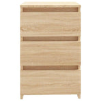 Bed Cabinet Sonoma Oak 40x35x62.5 cm Engineered Wood