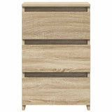 Bed Cabinets 2 pcs Sonoma Oak 40x35x62.5 cm Engineered Wood - Top-Down View