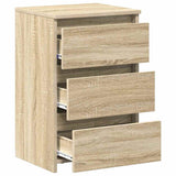 Bed Cabinets 2 pcs Sonoma Oak 40x35x62.5 cm Engineered Wood - 45-Degree Angle