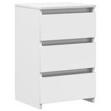 Bed Cabinets 2 pcs High Gloss White 40x35x62.5 cm Engineered Wood