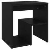 Bed Cabinets 2 pcs Black 40x30x40 cm Engineered Wood - Top-Down View
