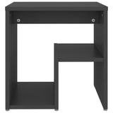 Bed Cabinet Grey 40x30x40 cm Engineered Wood