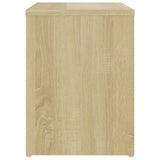 Bed Cabinet Sonoma Oak 40x30x40 cm Engineered Wood - Top-Down View