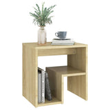 Bed Cabinet Sonoma Oak 40x30x40 cm Engineered Wood - 45-Degree Angle