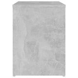 Bed Cabinet Concrete Grey 40x30x40 cm Engineered Wood - Top-Down View