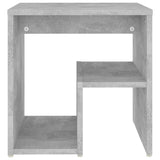 Bed Cabinets 2 pcs Concrete Grey 40x30x40 cm Engineered Wood - 45-Degree Angle